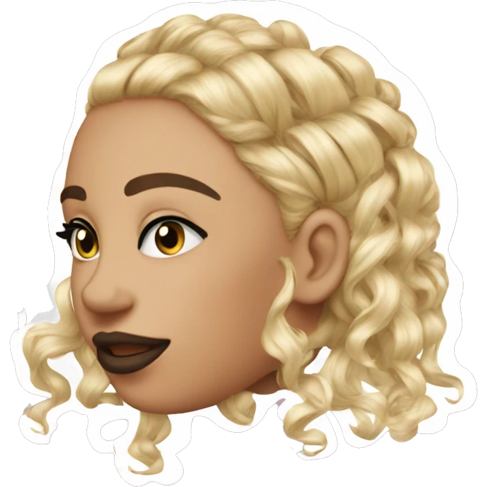 no crease hair clips emoji