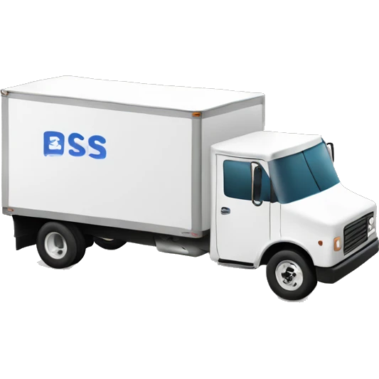 Box truck with “PGS” on the side emoji