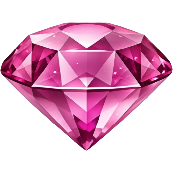 pink with goldtones gemstone emoji