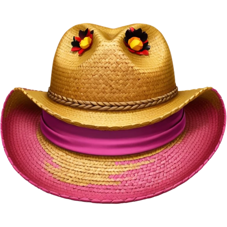 Sombrero de paja de la serie one piece emoji