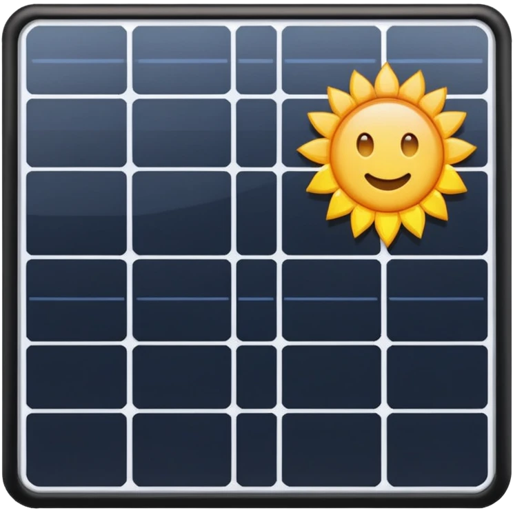 solar panel emoji