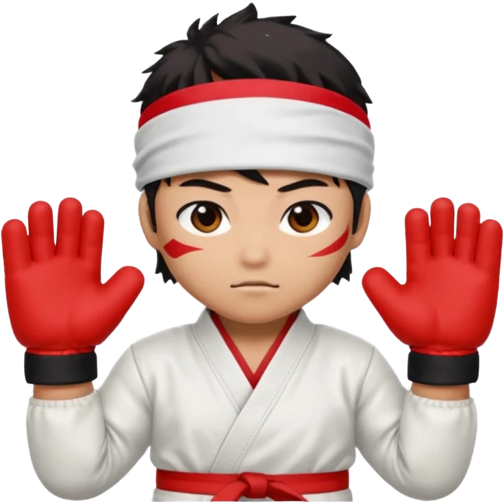 Ryu from street fighter  emoji