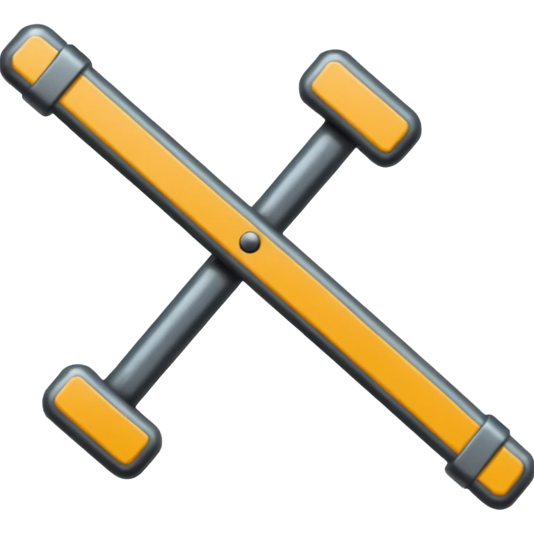 iron bars, iron text emoji