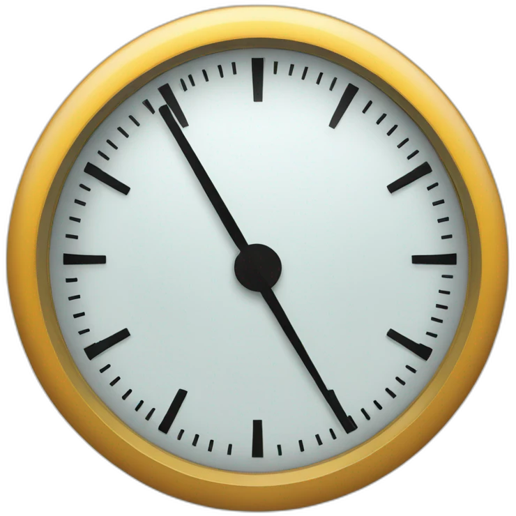 igloo timer clock shape emoji