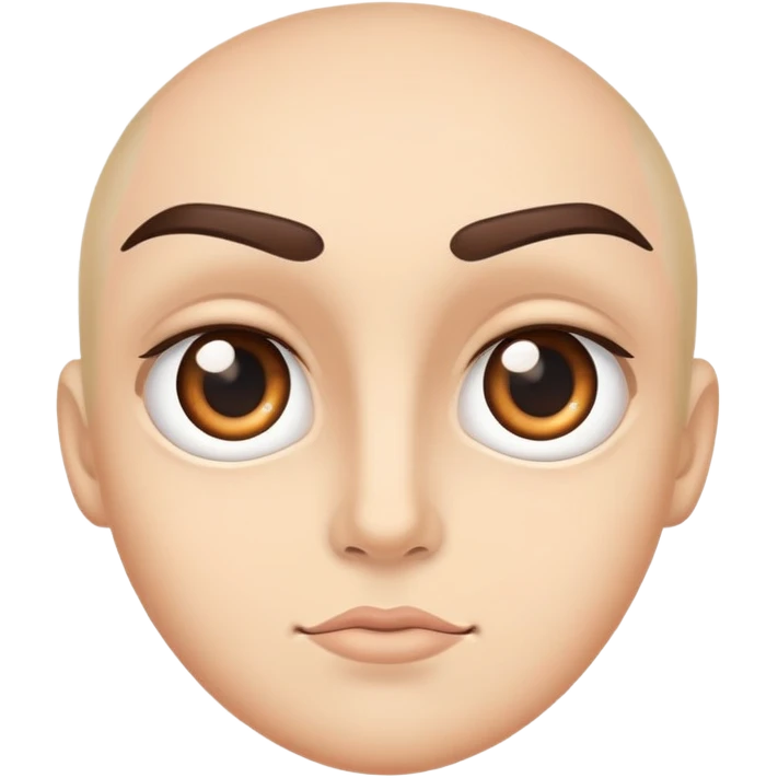 Wide eye with eyebrows emoji