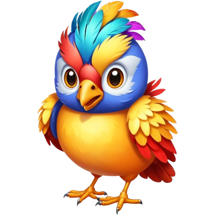 Bird playing a game  emoji