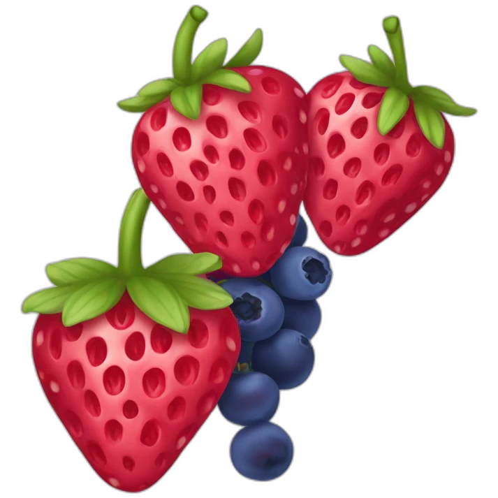 fraise-framboise-myrtille emoji