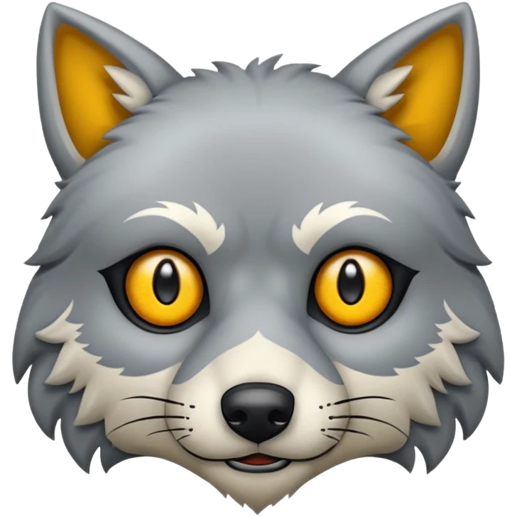 Tráeme una imagen de un lobo enojado emoji