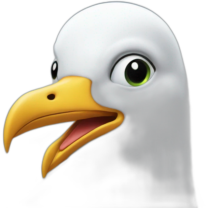 rap seagull emoji