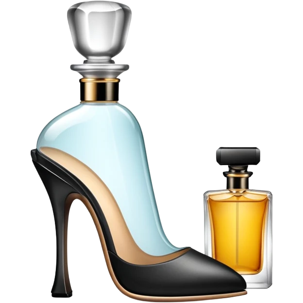 high heels perfume emoji