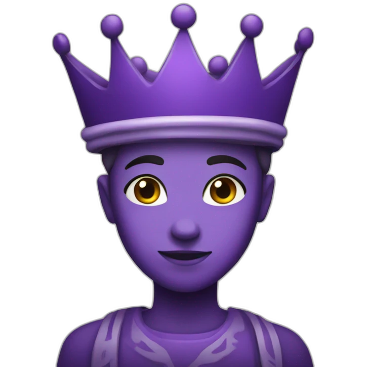 purple crown emoji