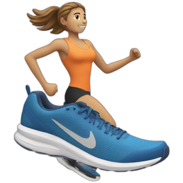 runner in running shoes emoji
