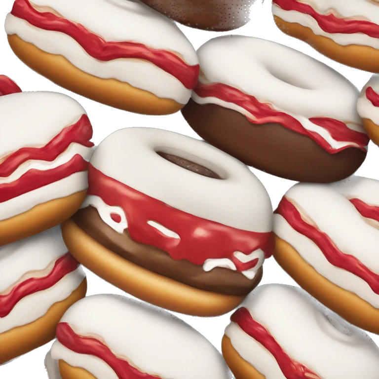 “Tim Hortons store with a red and white color scheme, featuring the classic Tim Hortons logo, a warm and welcoming design that represents a popular coffee and donut shop.” emoji