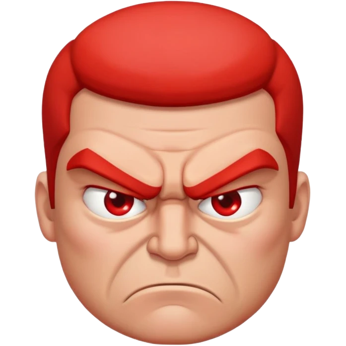 very angry emoji