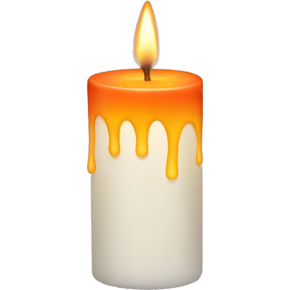 fall candle emoji