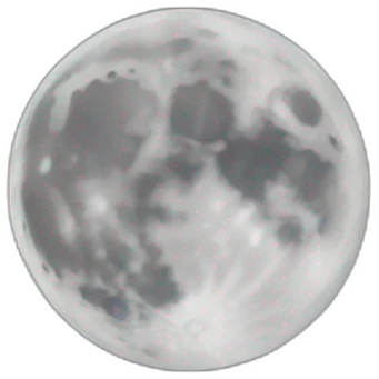 Moon looking down emoji