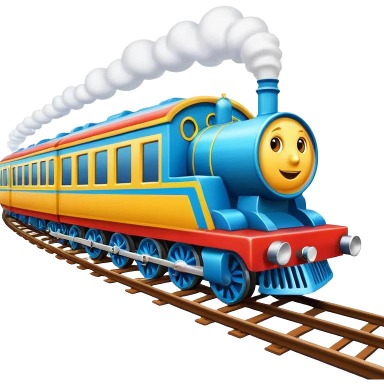 Make a train race emoji