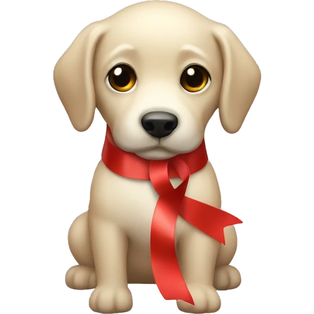 Canera with ribbon emoji