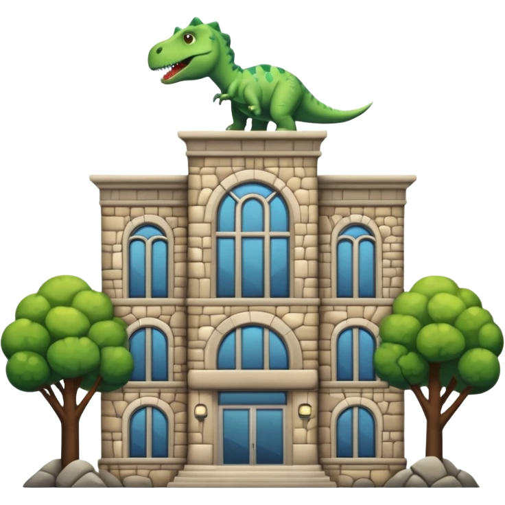 dinosaur Museum Building emoji