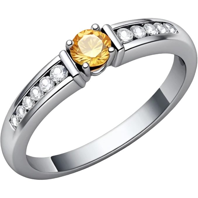 glitter white diamond married ring emoji