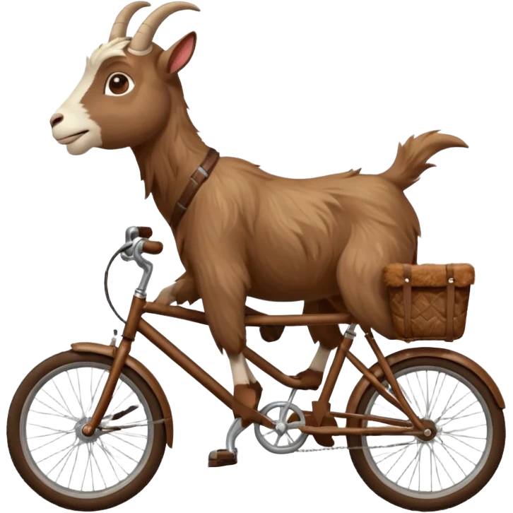 Goat on bike emoji
