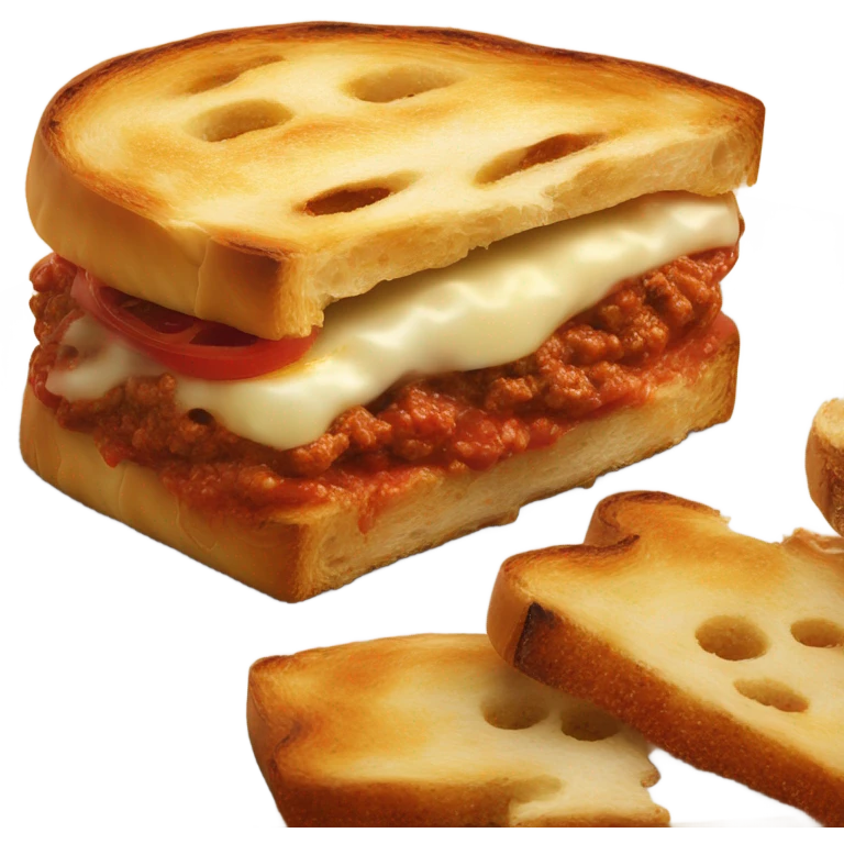 panini Bolognese with cheese  emoji