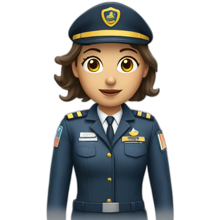 piloto mujer emoji