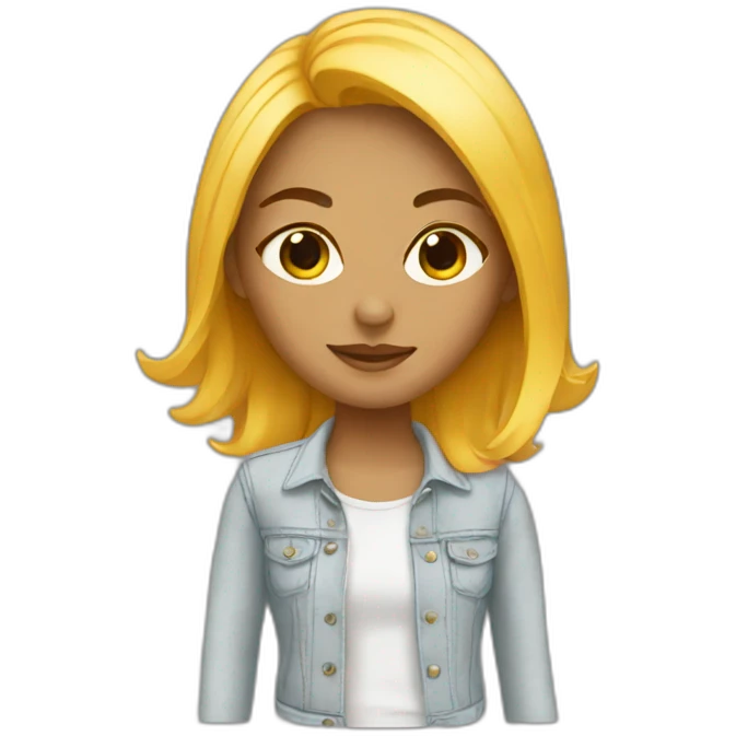 Designer girl emoji