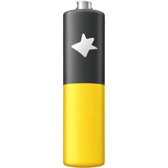 Neutral yellow battery emoji