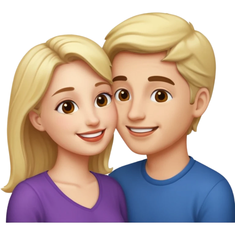 Lip kiss gf bf emoji