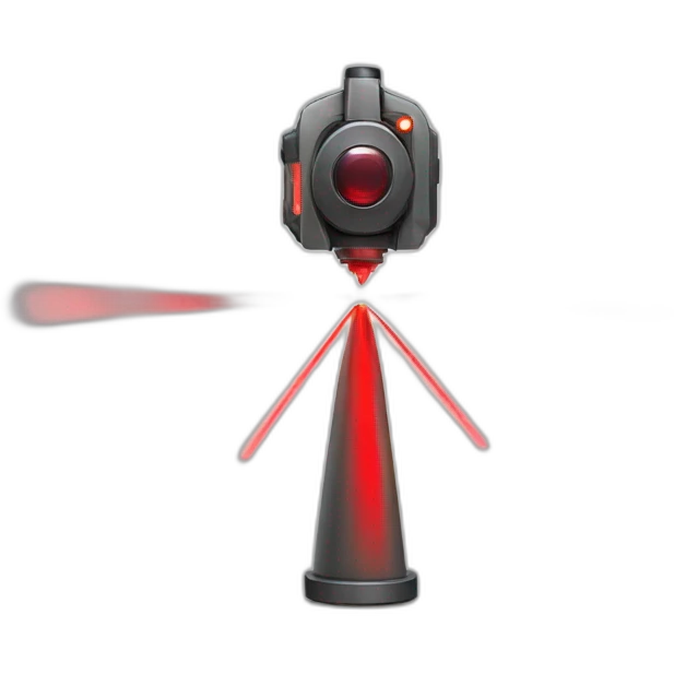 Red Laser Beam emoji