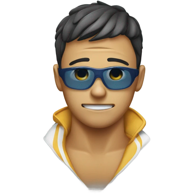 Swim coach crying emoji