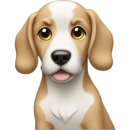 computer screen with a dog on it emoji