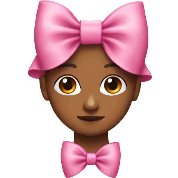 pink bow emoji
