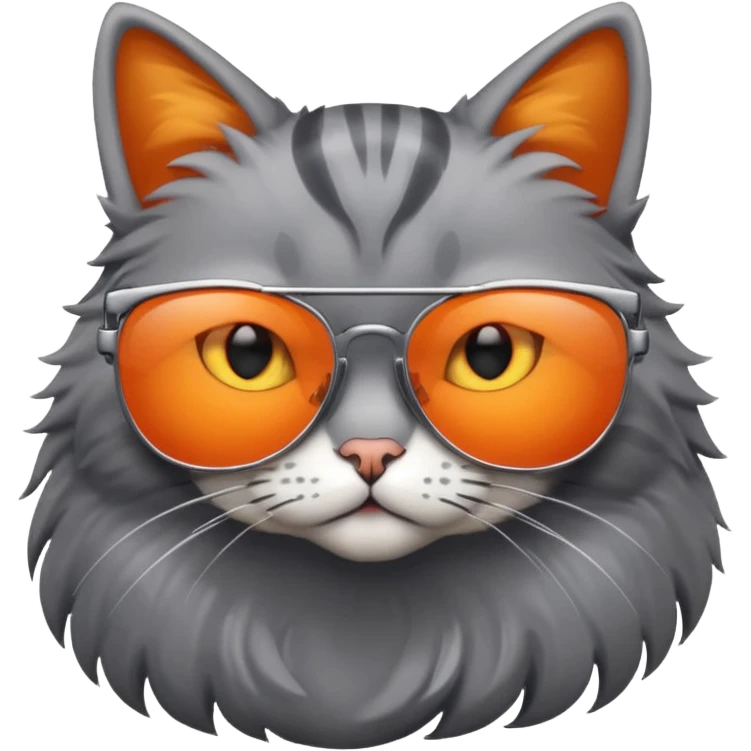 Cat wearing sunglasses emoji