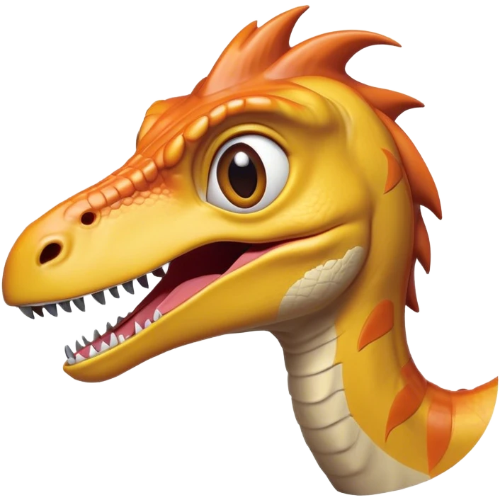 Cinematic Comical jurassic park Velociraptor Portrait Emoji, Head tilted dramatically with an exaggeratedly shocked expression, featuring a sleek, agile form with wide, comically expressive eyes and a quirky, animated snout that brings out its playful side, Simplified yet hilariously expressive features, highly detailed, glowing with a slightly sassy prehistoric glow, high shine, dramatic yet playful, stylized with an air of cheeky dinosaur mischief, soft glowing outline, capturing the essence of a meme-worthy jurassic park Velociraptor that looks ready to side-eye its way into viral fame! emoji
