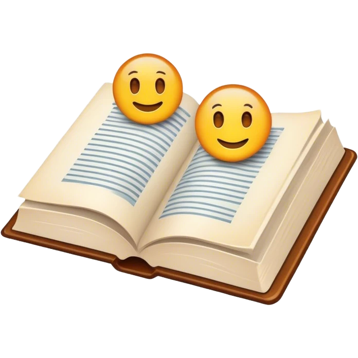 book English grammar emoji