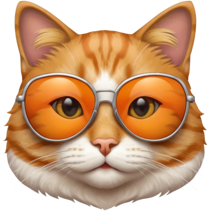 Cat wearing sunglasses emoji