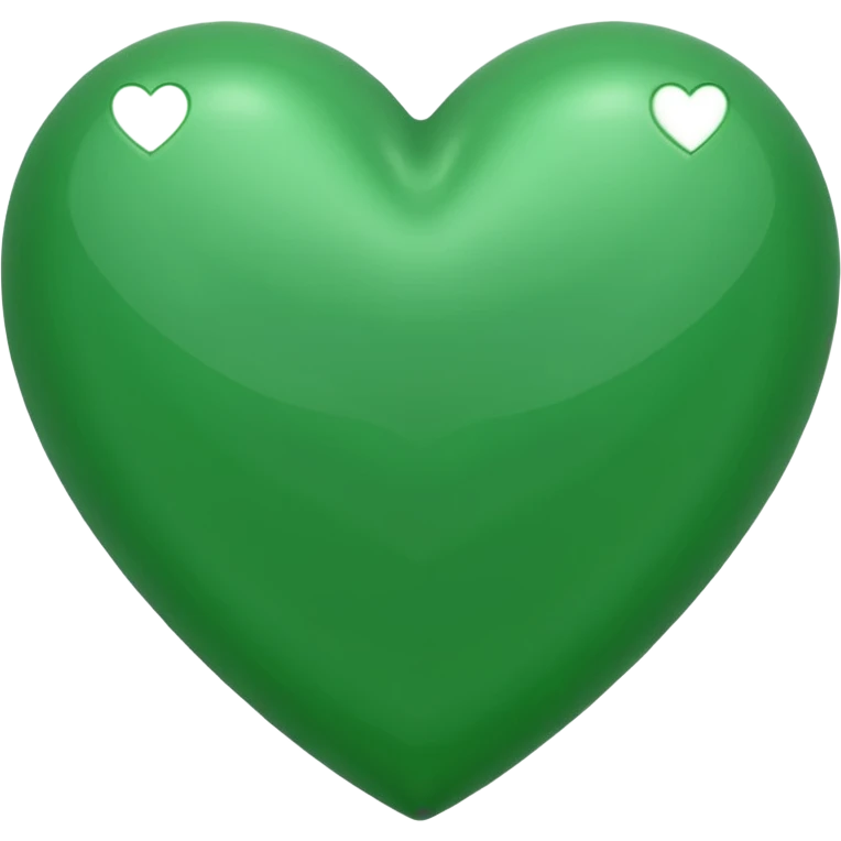 연두색아니고 초록색하트 emoji
