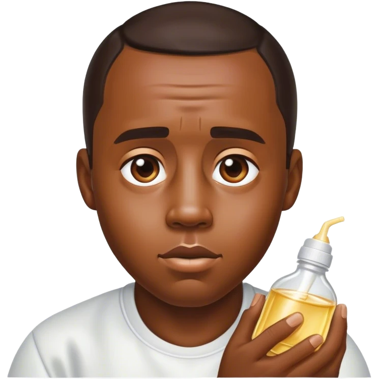 Diddy with baby oil emoji