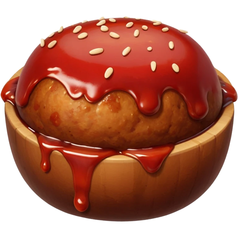 barbecue meatball emoji