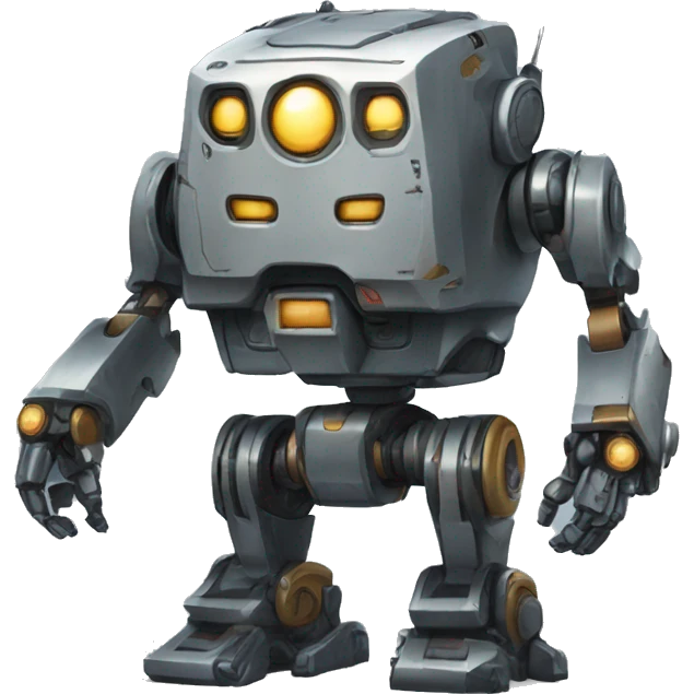 a mecha robot emoji