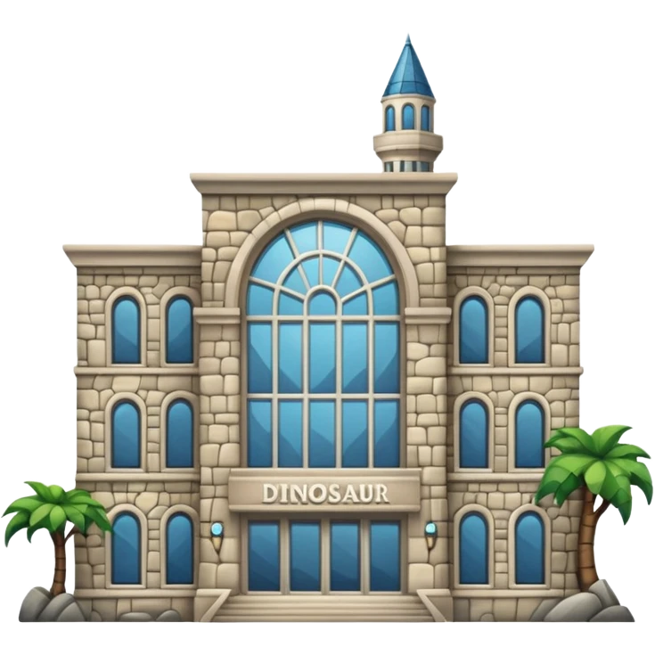 dinosaur Museum Building emoji