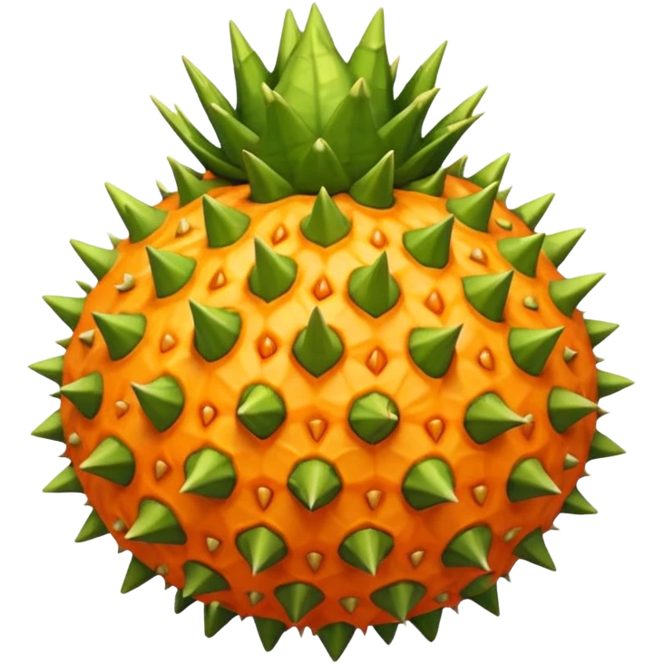 horned melon emoji