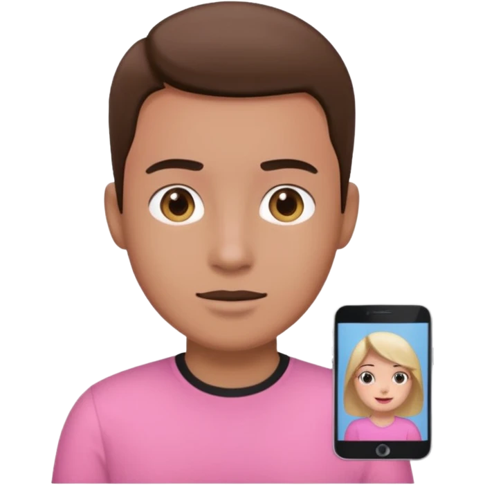 video meeting pink  emoji