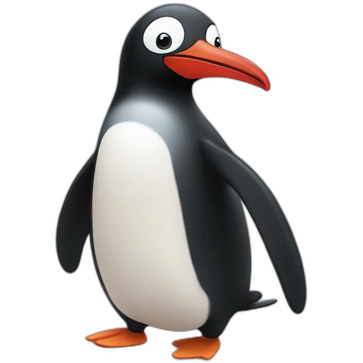 Pingu saying Noot noot emoji
