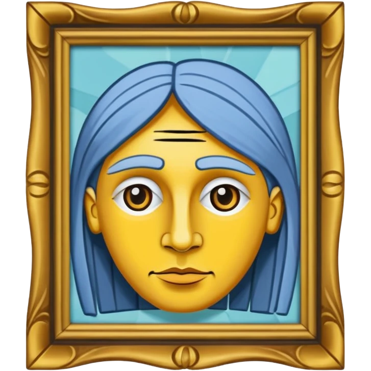  picasso painting frame emoji