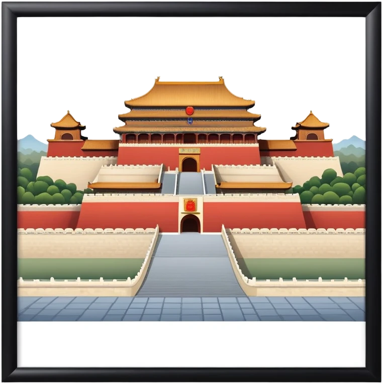 Beijing forbidden city emoji