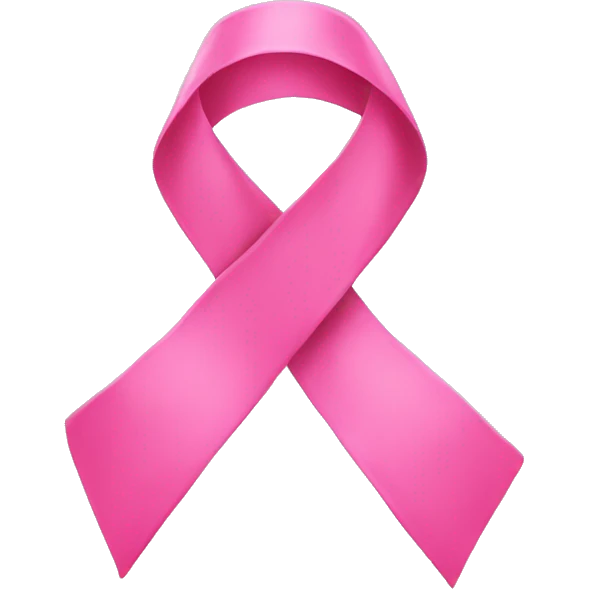 A pink ribbon  emoji