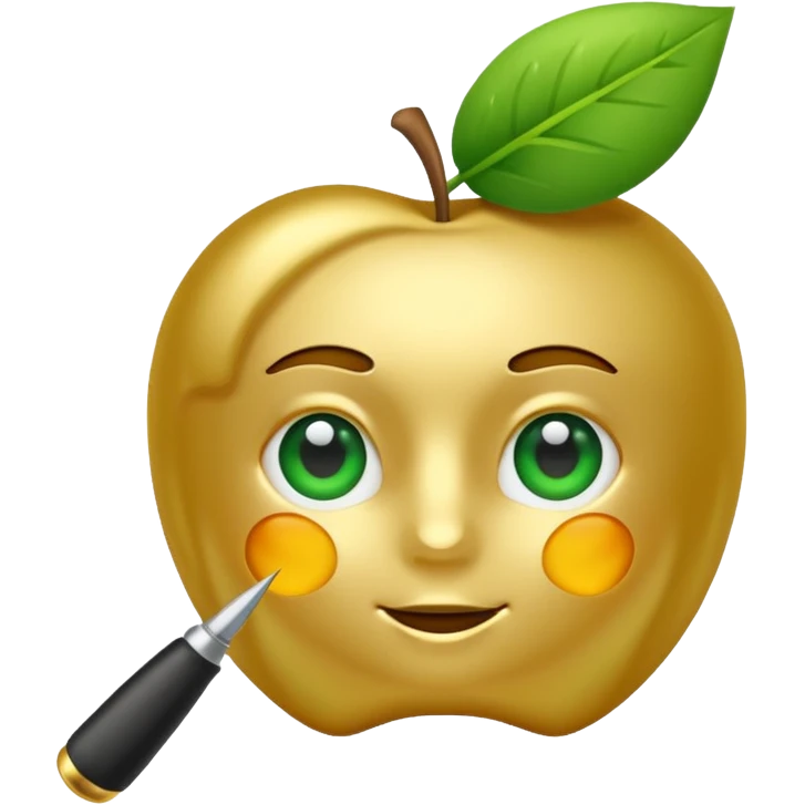 right check with golden and green colours emoji